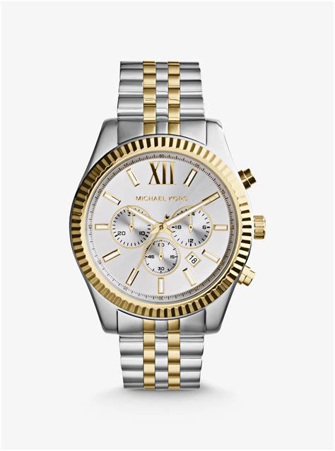 michael kors silver gold watch dames|michael kors small gold watch.